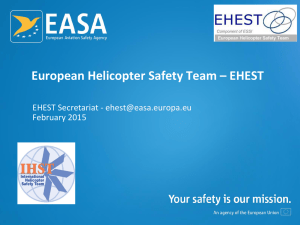 EHEST Standard Presentation - EASA