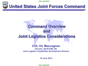 JFCOM Command Briefing