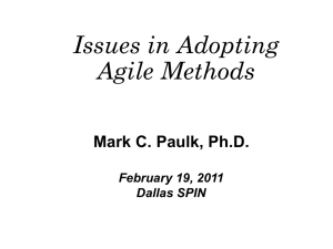 agile - Dallas Fort/Worth - Association for Software Engineering