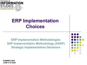 ERP Implementation Phases