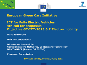 European Green Cars Initiative - CORDIS