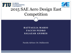 2015 SAE Aero Design East Competition