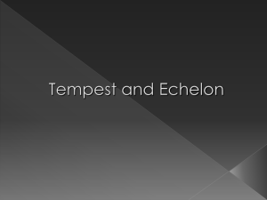 Tempest and Echelon