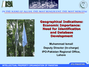 ipo-pakistan intellectual property organization of pakistan