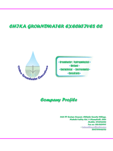 Siyabutha Waste - CHIKA GROUNDWATER EXECUTIVES cc