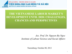 assessment of performance of vietnam labour market