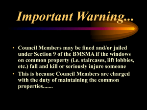 Section 9 of the BMSMA