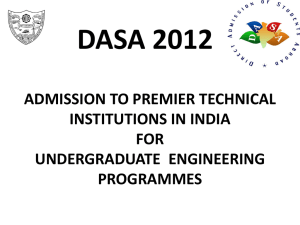 DASA 2012 - IIITDM Jabalpur