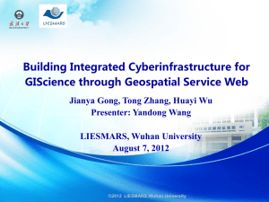 Presentation - CyberInfrastructure and Geospatial