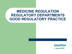 Good Regulatory Practice-June2012-Draft