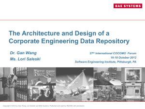 Engineering Data Repository - COCOMO12