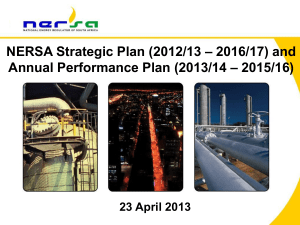 NERSA Strategic Plan & Annual Performance_PPC