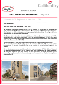 Resident News Letter July 2013