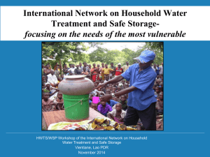 - International Network on Household Water Treatment