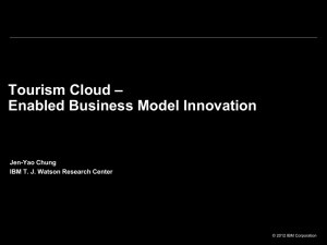 Tourism Cloud – Enabled Business Model Innovation