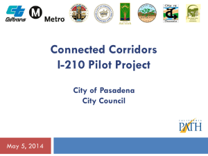 I-210 “Connected Corridor”