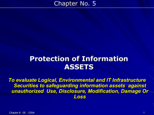 5th Chapter - information systems and it audit