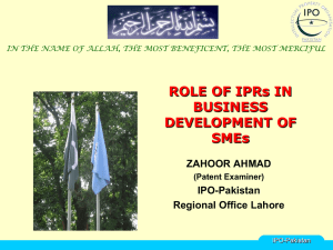 Zahoor Ahmad, Patent Examiner, IPO Regional Office