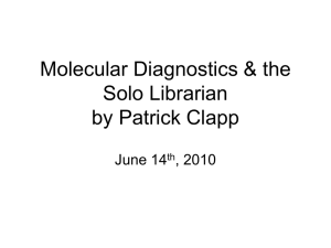 Molecular Diagnostics:
