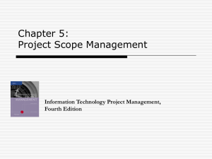 Project Scope Management