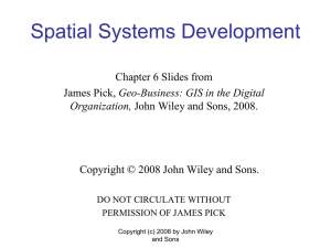 Chapter 6 - Spatial Systems Development