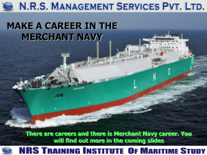 A CAREER IN THE MERCHANT NAVY