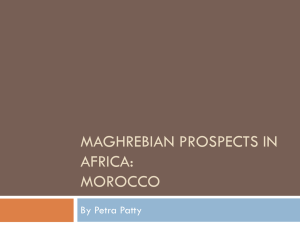 Maghrebian Prospects in Africa: Morocco