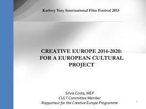 Creative Europe 2014-2020