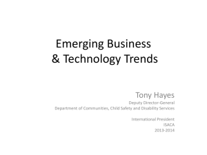 Emerging Business and Technology Trends