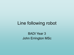 Line following robot
