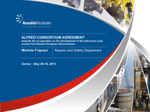 ALFRED CONSORTIUM AGREEMENT - LEADER - Lead