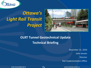 Geotech - Ottawa Confederation Line