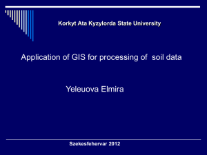 Soil information system based on database obtained through remote