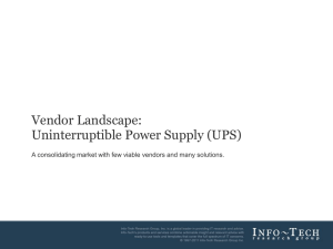 UPS Vendor Landscape Storyboard-flash