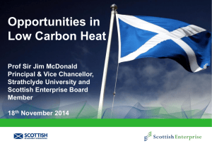 Opportunities in Low Carbon Heat