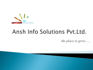 Ansh Info Solutions Pvt.Ltd