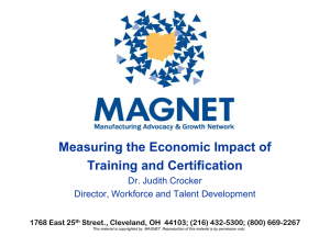 Ohio Magnet Return on Investment Presentation