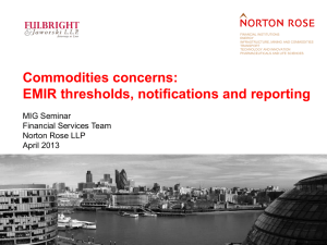 Commodities concerns