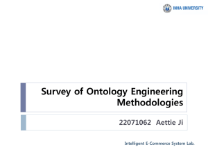 Ontology Engineering Methodologies