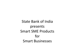 Bank`s Credit Products for SME`s