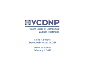 VCDNP - Institute of Nuclear Materials Management Vienna Chapter