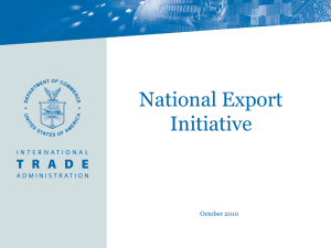 National Export Initiative
