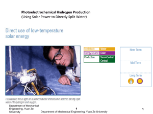 Biological Hydrogen Production