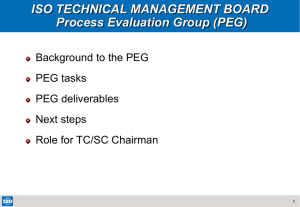 TMB Process Evaluation Group (PEG)