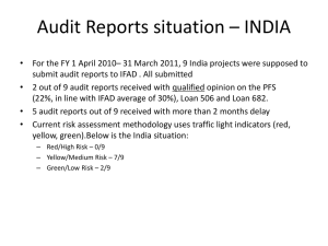India Presentation 2010 11 audit