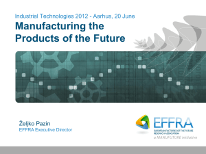 Présentation PowerPoint - Industrial Technologies 2012