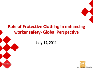 Protective Wear Examples…