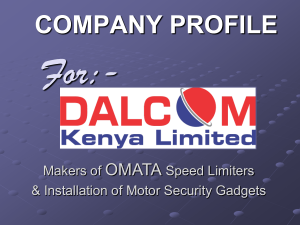 Company Profile - Dalcom Kenya Limited