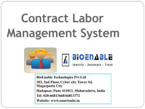 Contract Labor Management System - SmartSuite