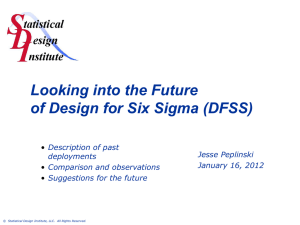 Six Sigma Versus DFSS